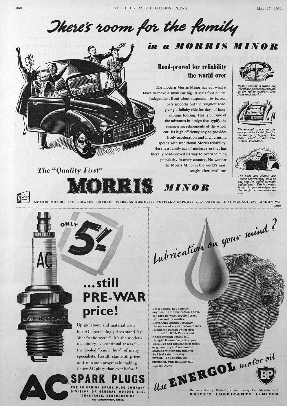 Morris Minor advert